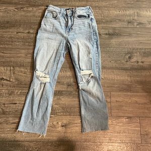 HOLLISTER VINTAGE STRAIGHT JEANS SIZE 1 SHORT